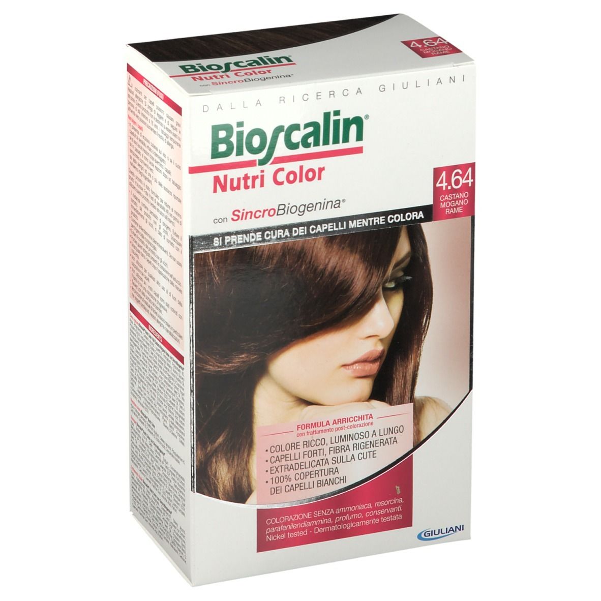 Bioscalin® Nutri Color 4.64 Châtain Acajou Cuivre