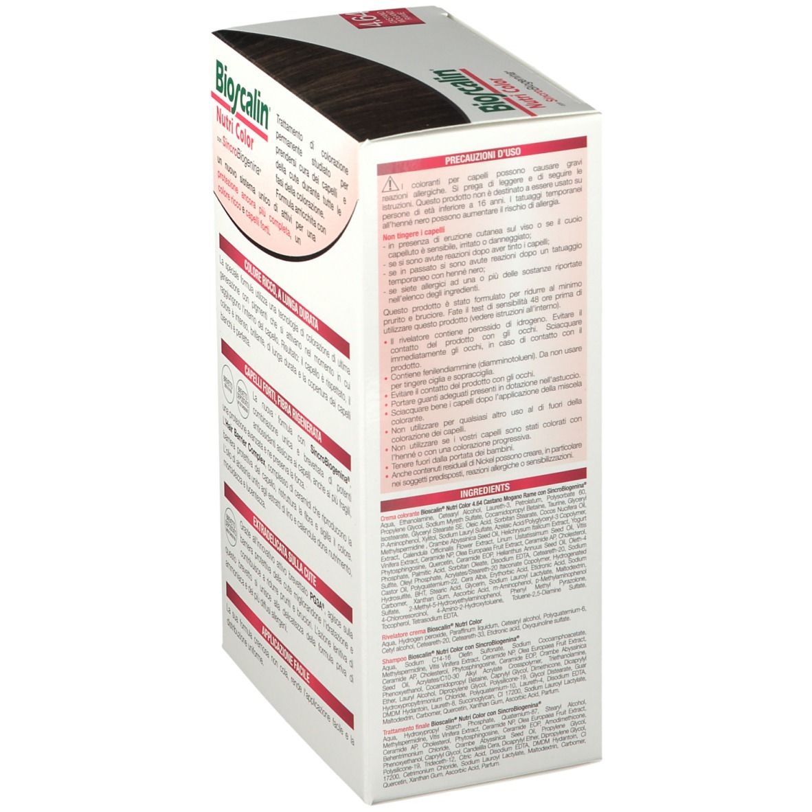 Bioscalin® Nutri Color 4.64 Châtain Acajou Cuivre