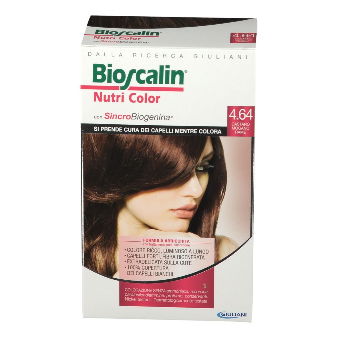 Bioscalin® Nutri Color 4.64 Châtain Acajou Cuivre