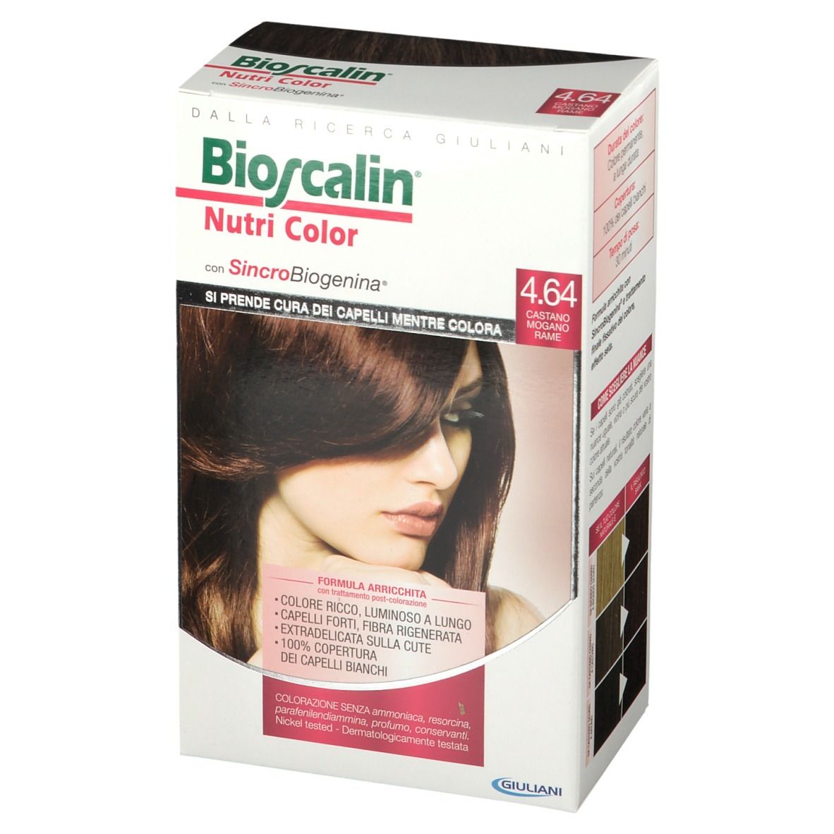 Bioscalin® Nutri Color 4.64 Châtain Acajou Cuivre