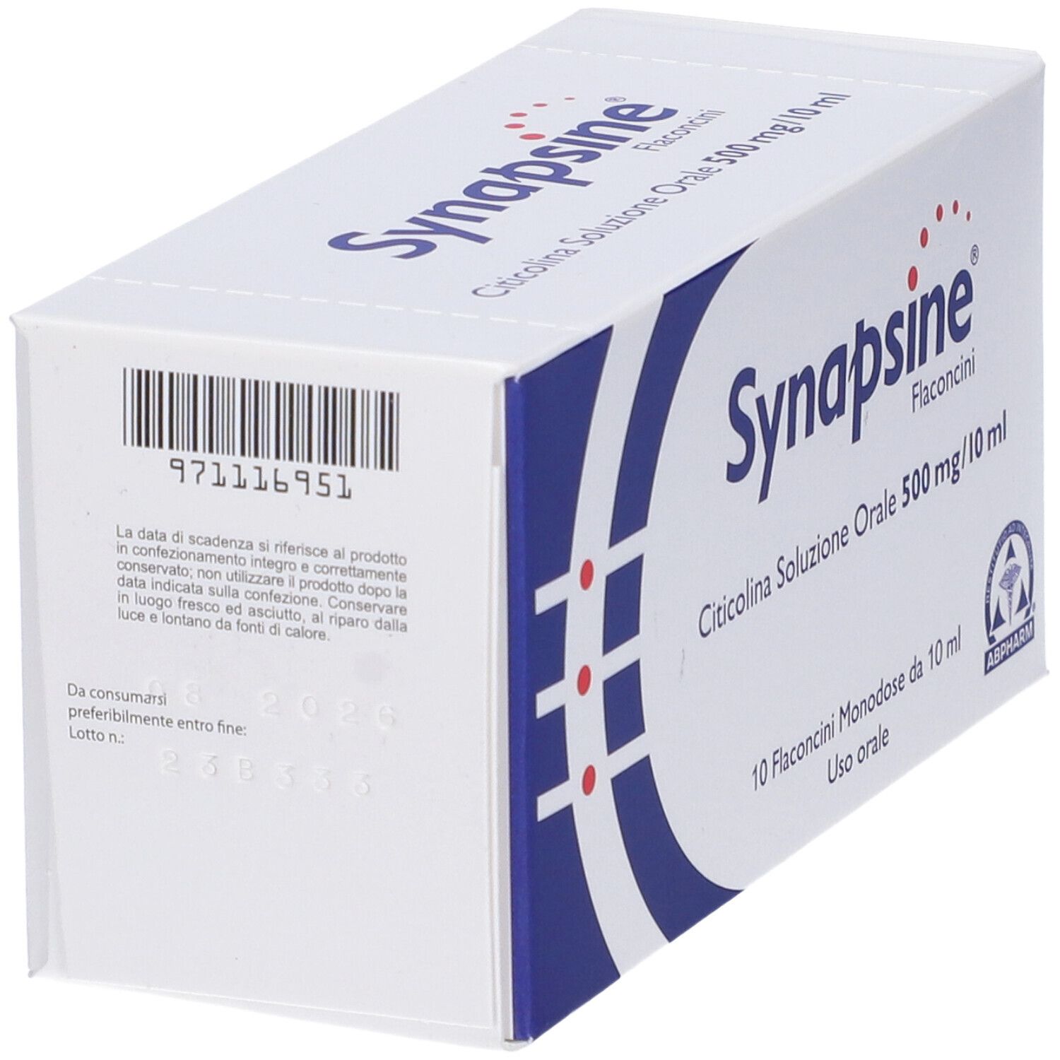 Synapsine® 500mg/10ml Flaconcini