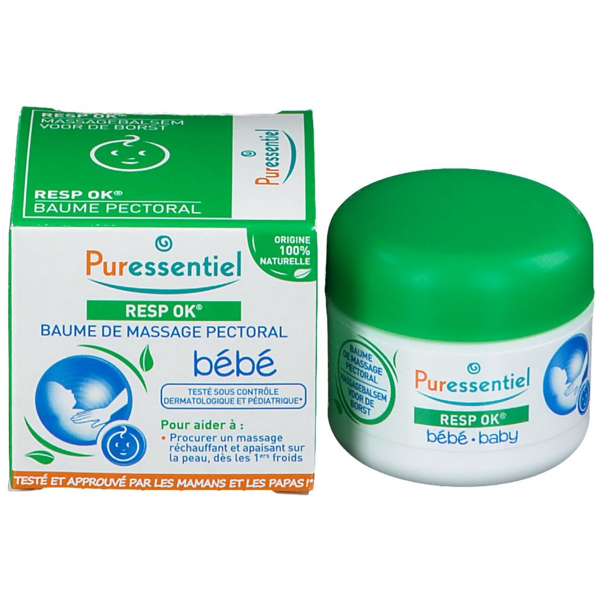 Puressentiel® Resp Ok® Baume pour la poitrine de bébé