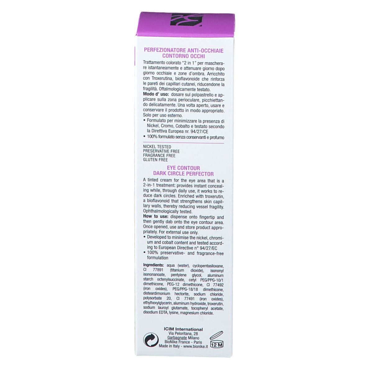 BioNike Defence Eye Perfector Anti-Augenringe Augenkontur