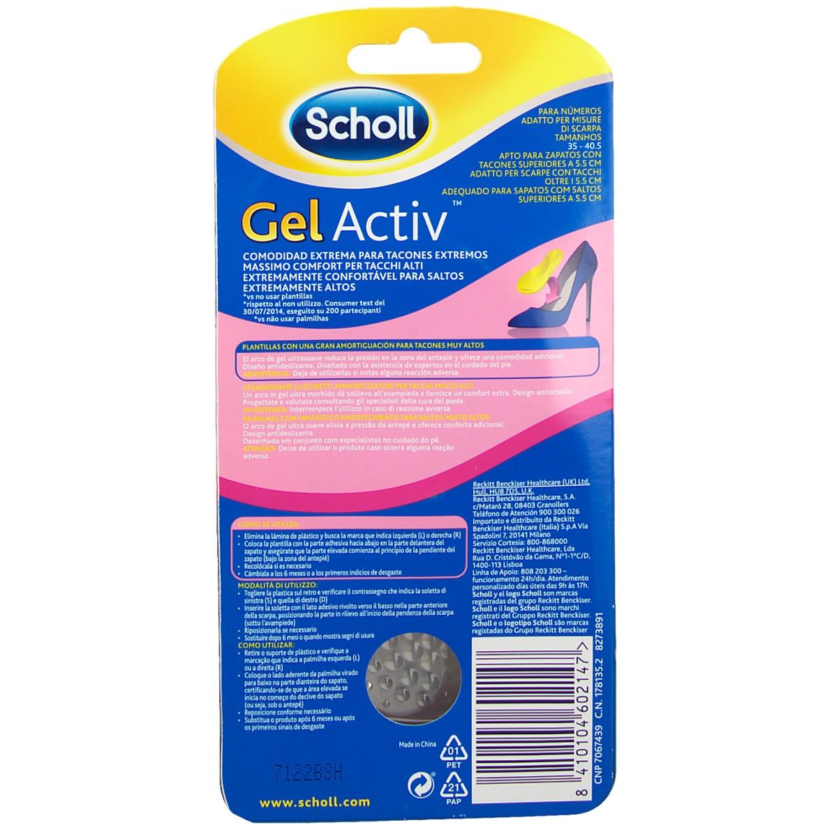 Scholl GelActiv Semelles
