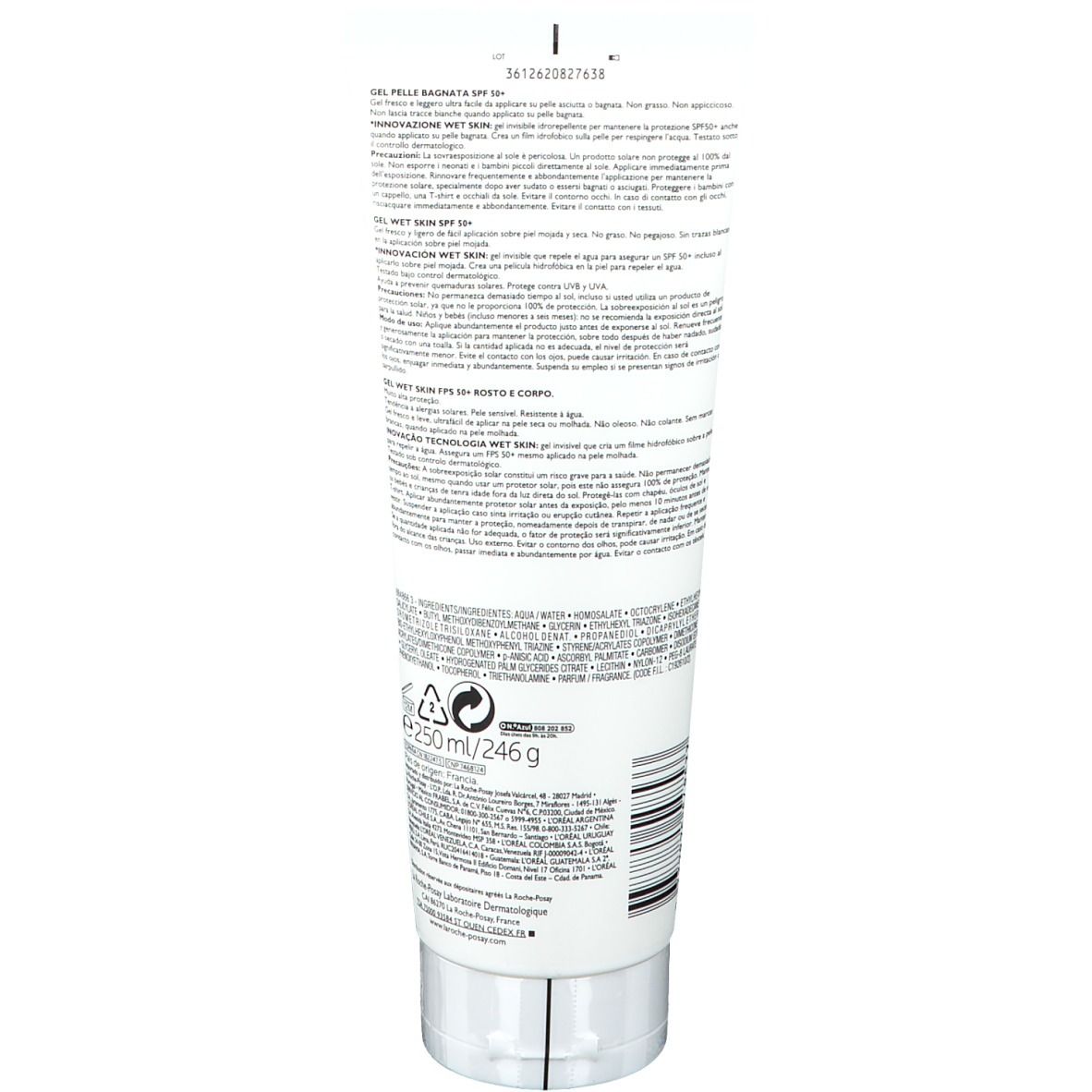 LA ROCHE POSAY ANTHELIOS XL SPF50+ Gel peau mouillée ou sèche