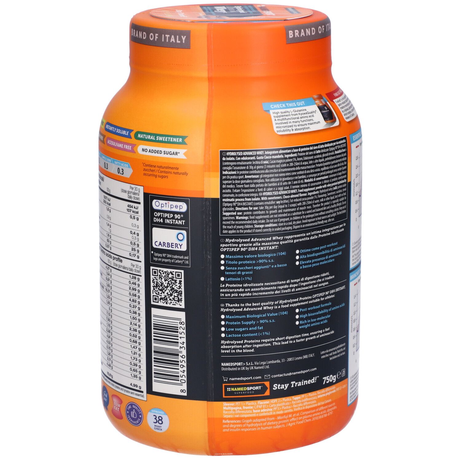 HYDROLYSED ADVANCED WHEY CHO/A