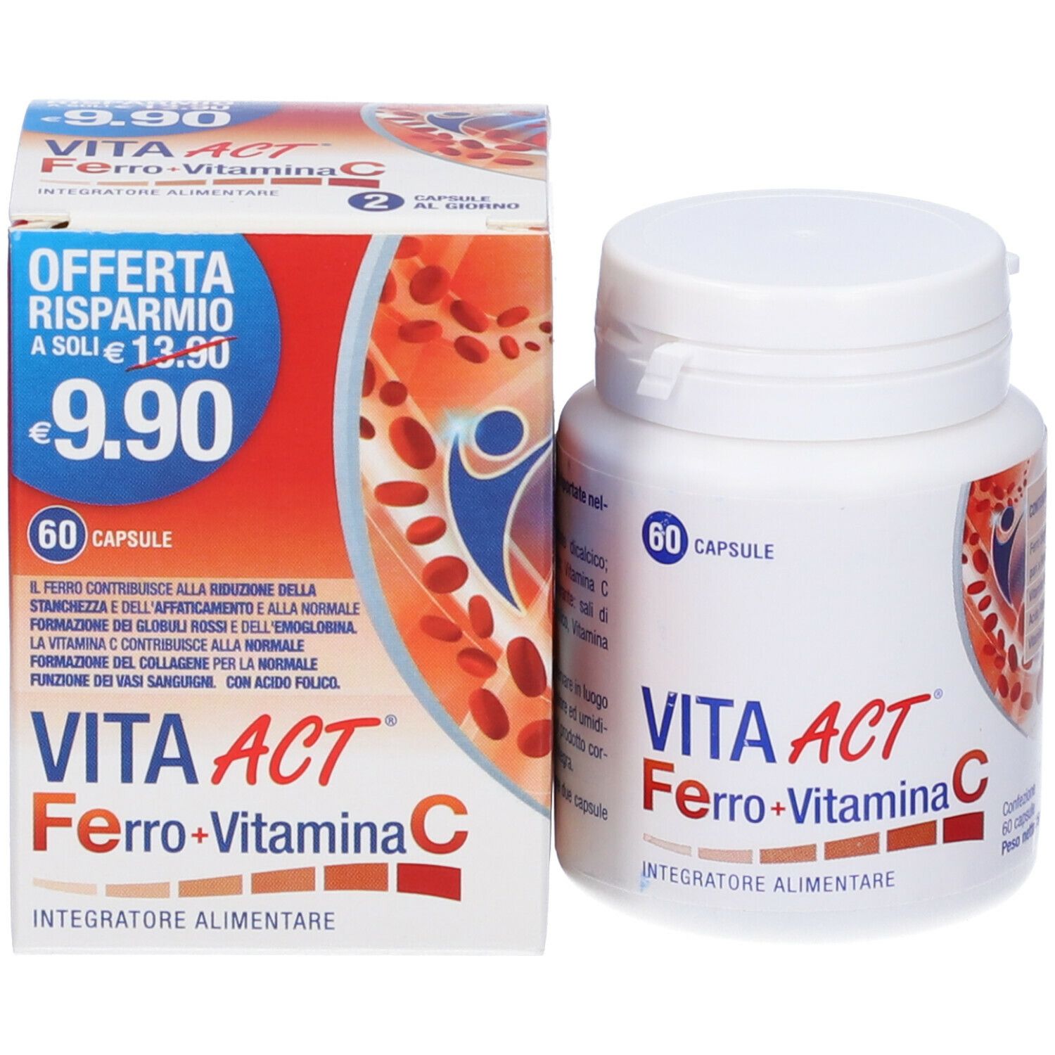 VITA ACT® Fer + Vitamine C - Complément alimentaire
