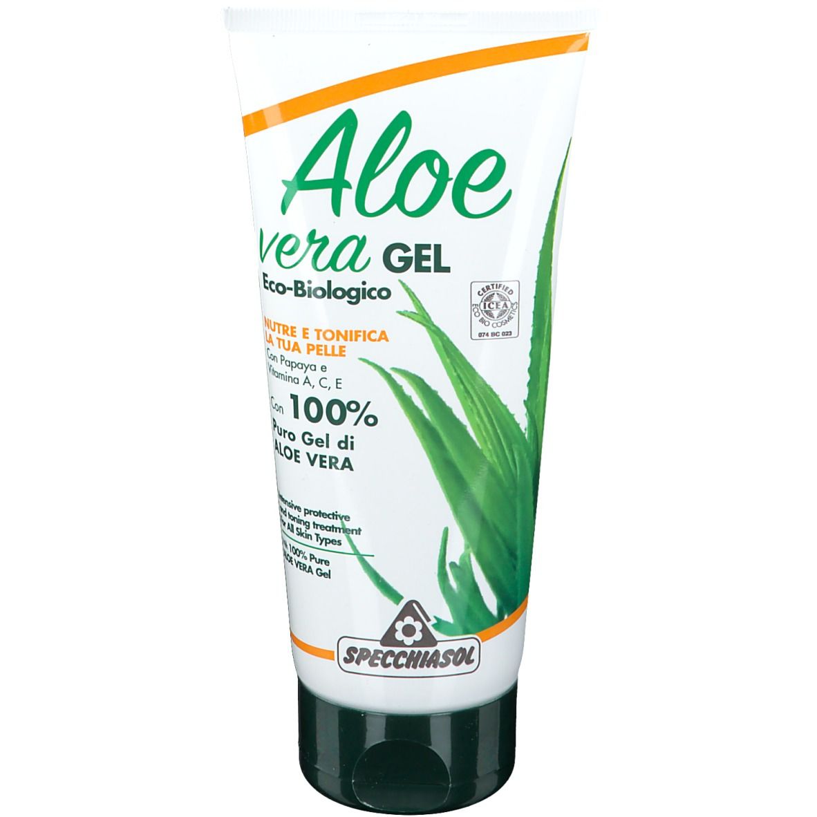 MIRRORSOL Aloe Vera Gel Eco-Bio Papaya und Vitamin A, C, E
