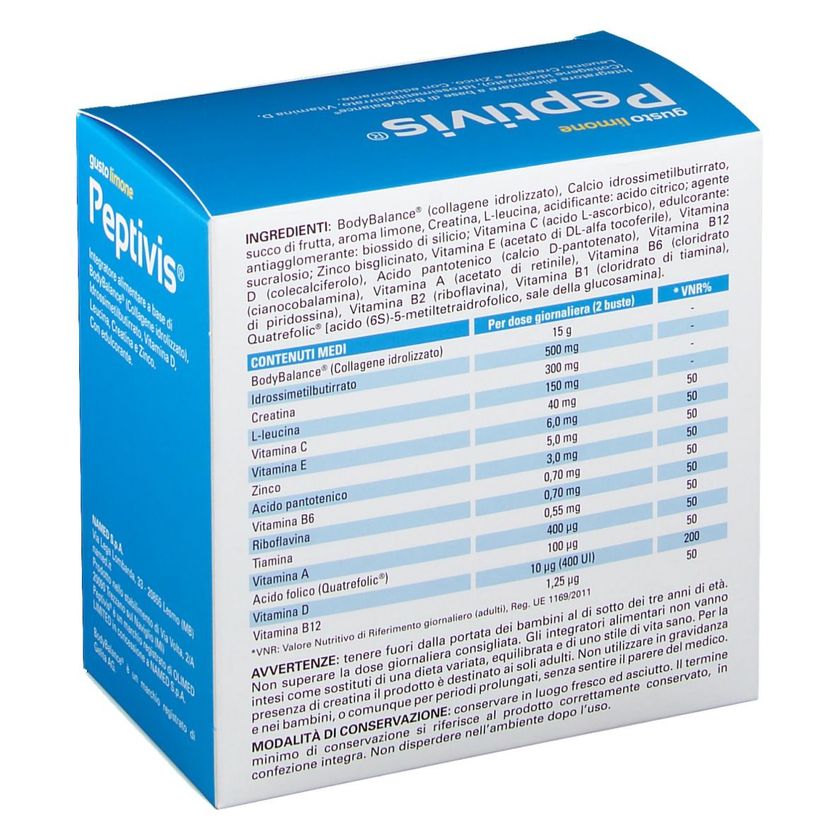 NAMED® Peptivis® - Zitronengeschmack