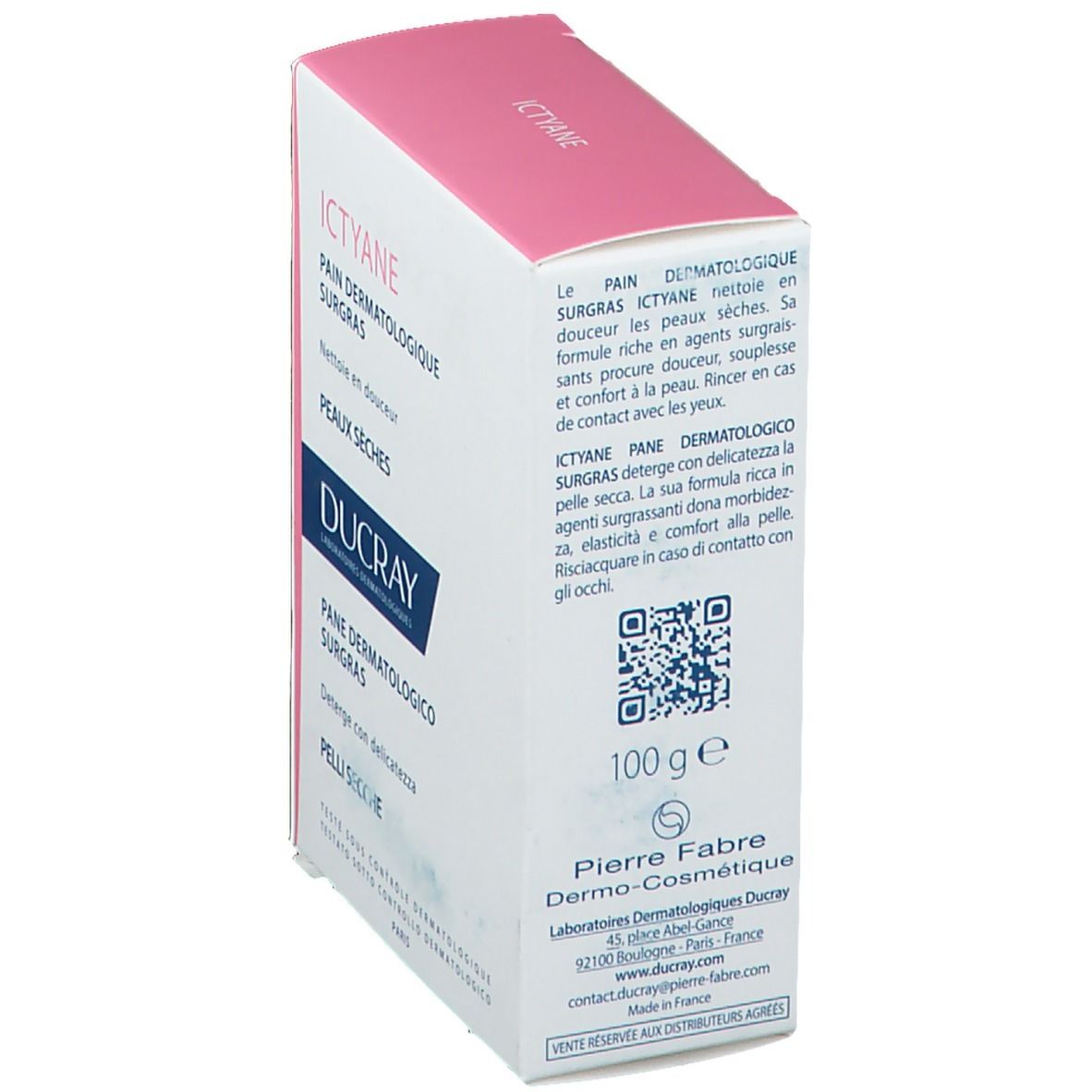 Ducray Ictyane Pain dermatologique surgras