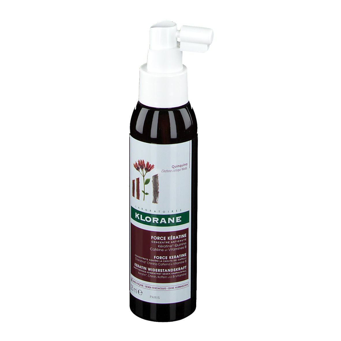 KLORANE Force Keratine Kératine Quinine Caféine et vitamine B
