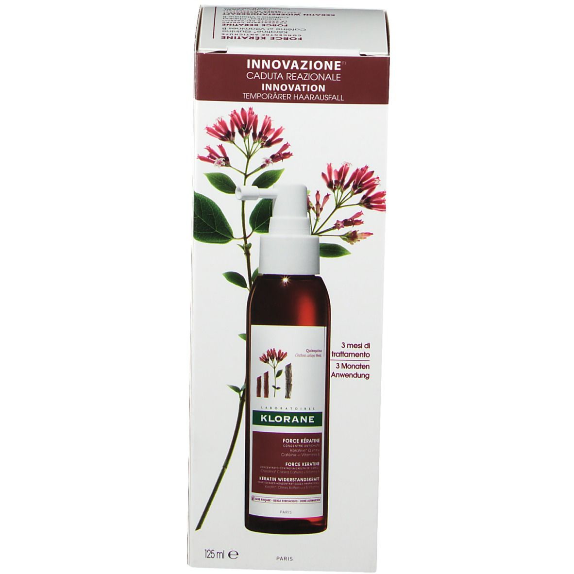 KLORANE Force Keratine Kératine Quinine Caféine et vitamine B