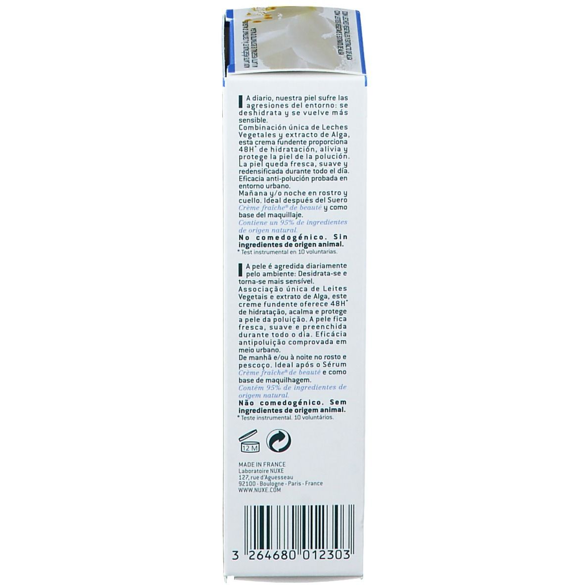 Nuxe Crème fraîche® de beauté Crème hydratante 48h
