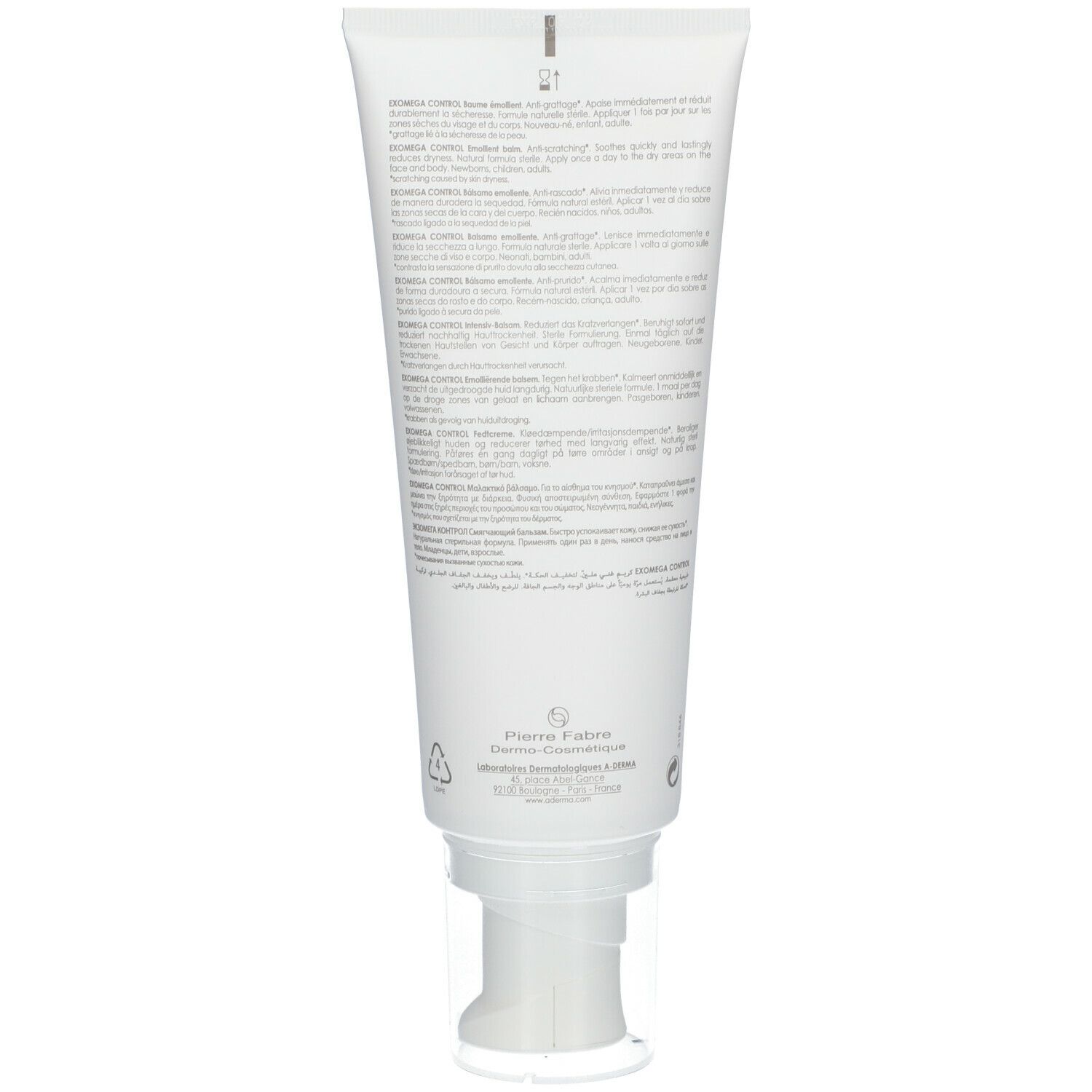 A-Derma EXOMEGA CONTROL Geschmeidigmachende Creme