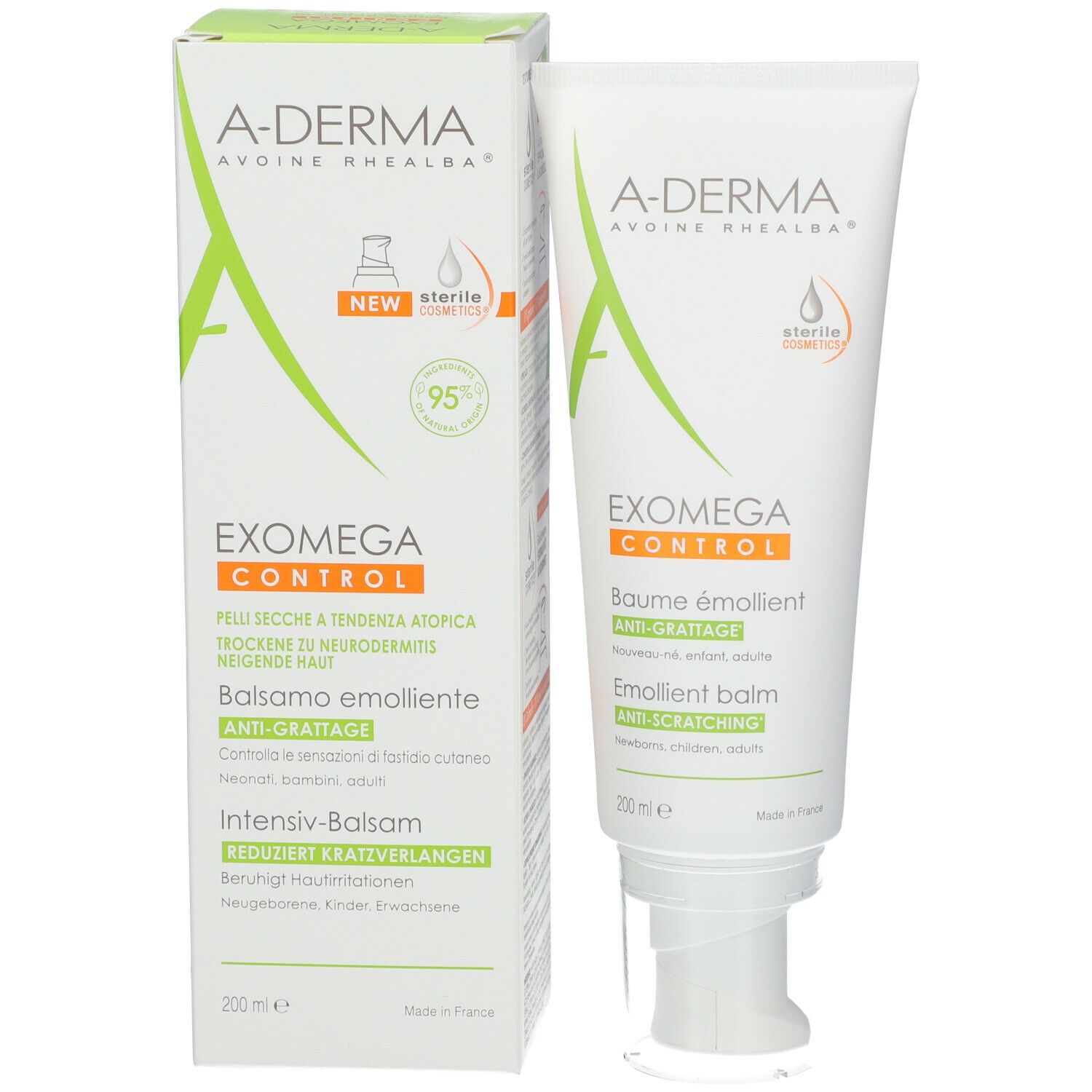 A-Derma EXOMEGA CONTROL Geschmeidigmachende Creme