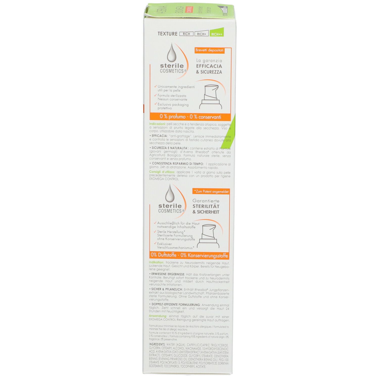 A-Derma EXOMEGA CONTROL Geschmeidigmachende Creme