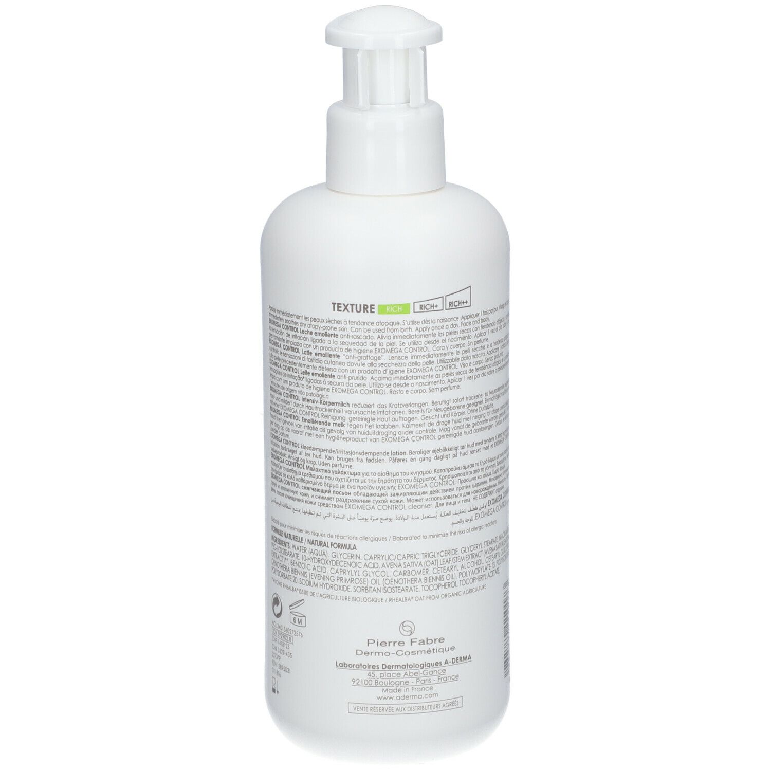 A-Derma Exomega Control Lait Émollient
