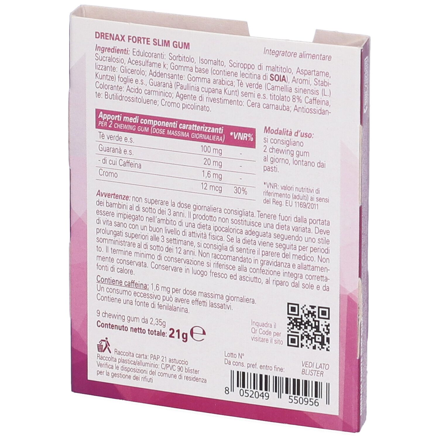 PALADIN PHARMA Drenax Slim Gum