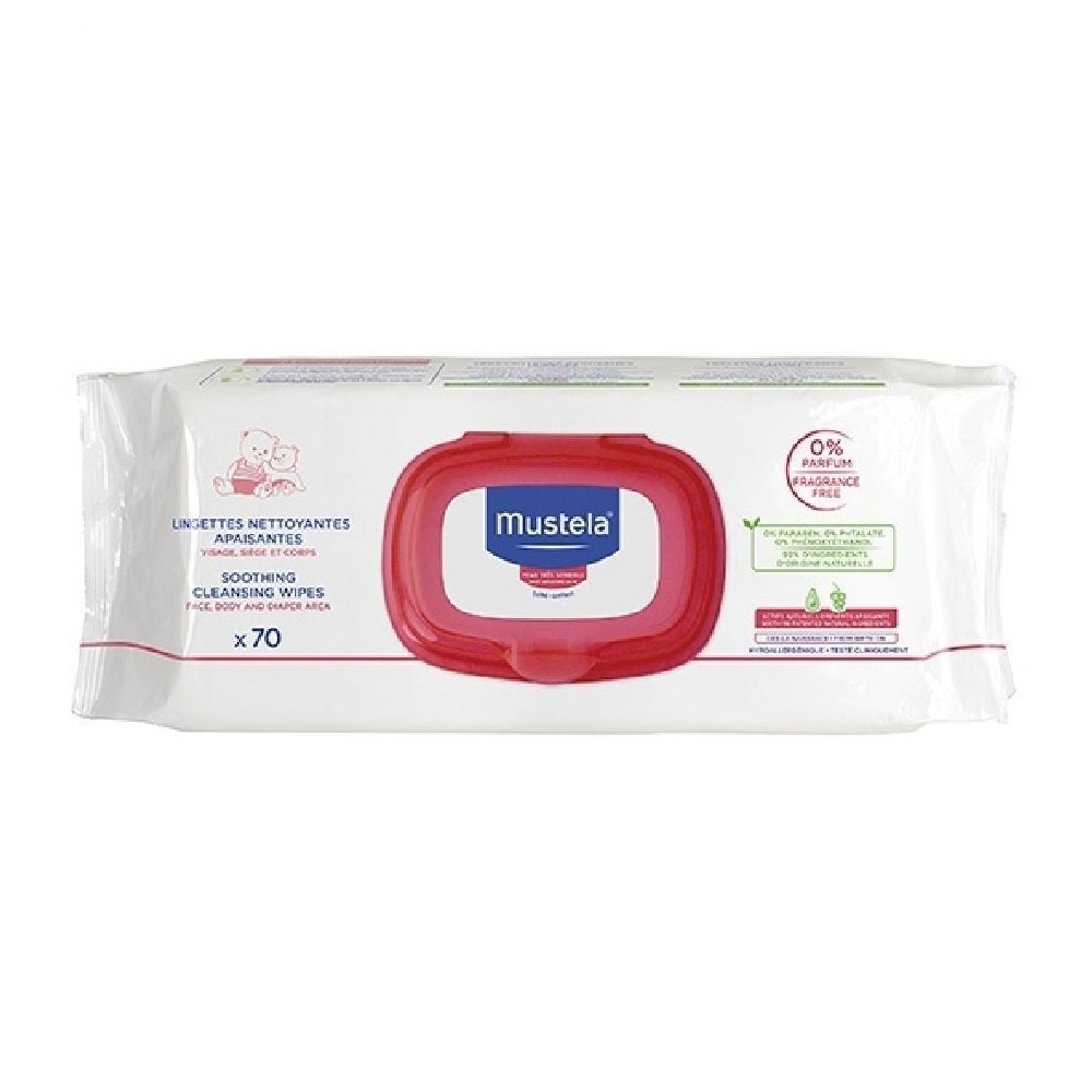 Mustela® beruhigendes Reinigungstücher