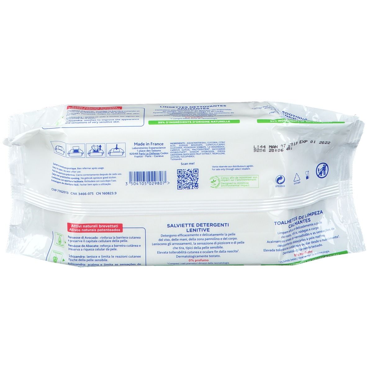 Mustela® beruhigendes Reinigungstücher
