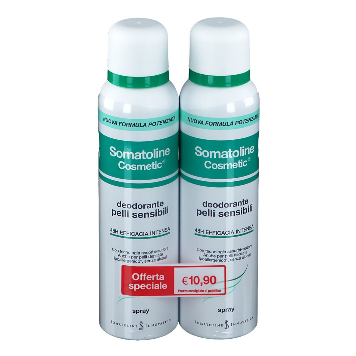 Somatoline Cosmetic® Spray déodorant pour peau sensible