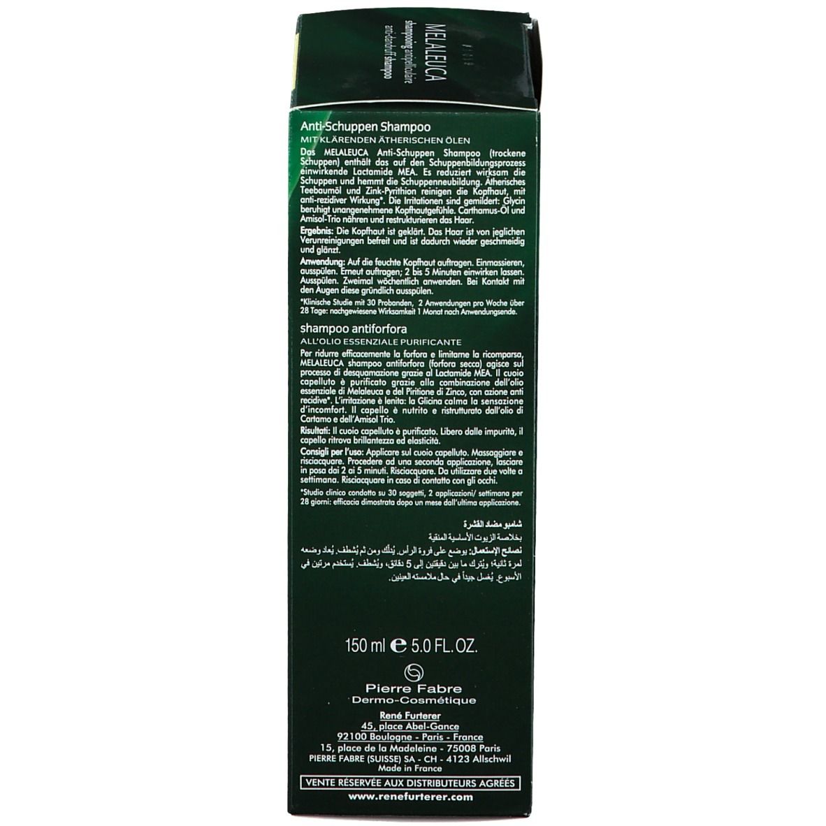 RENE FURTERER Melaleuca Shampooing antipelliculaire Pellicules sèches