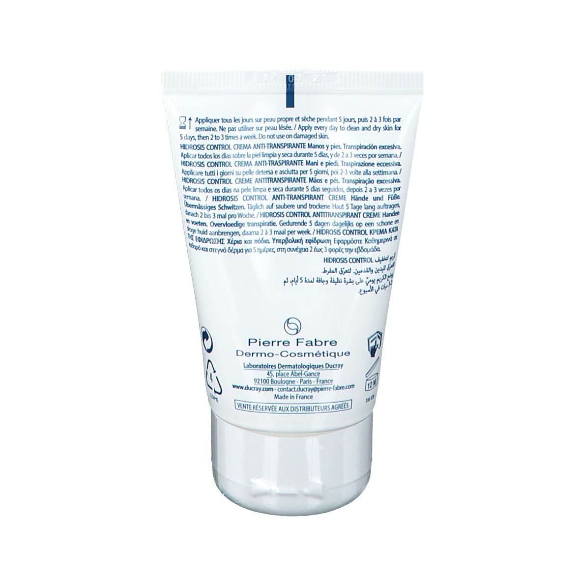 DUCRAY HIDROSIS CONTROL Hand-und Fußcreme