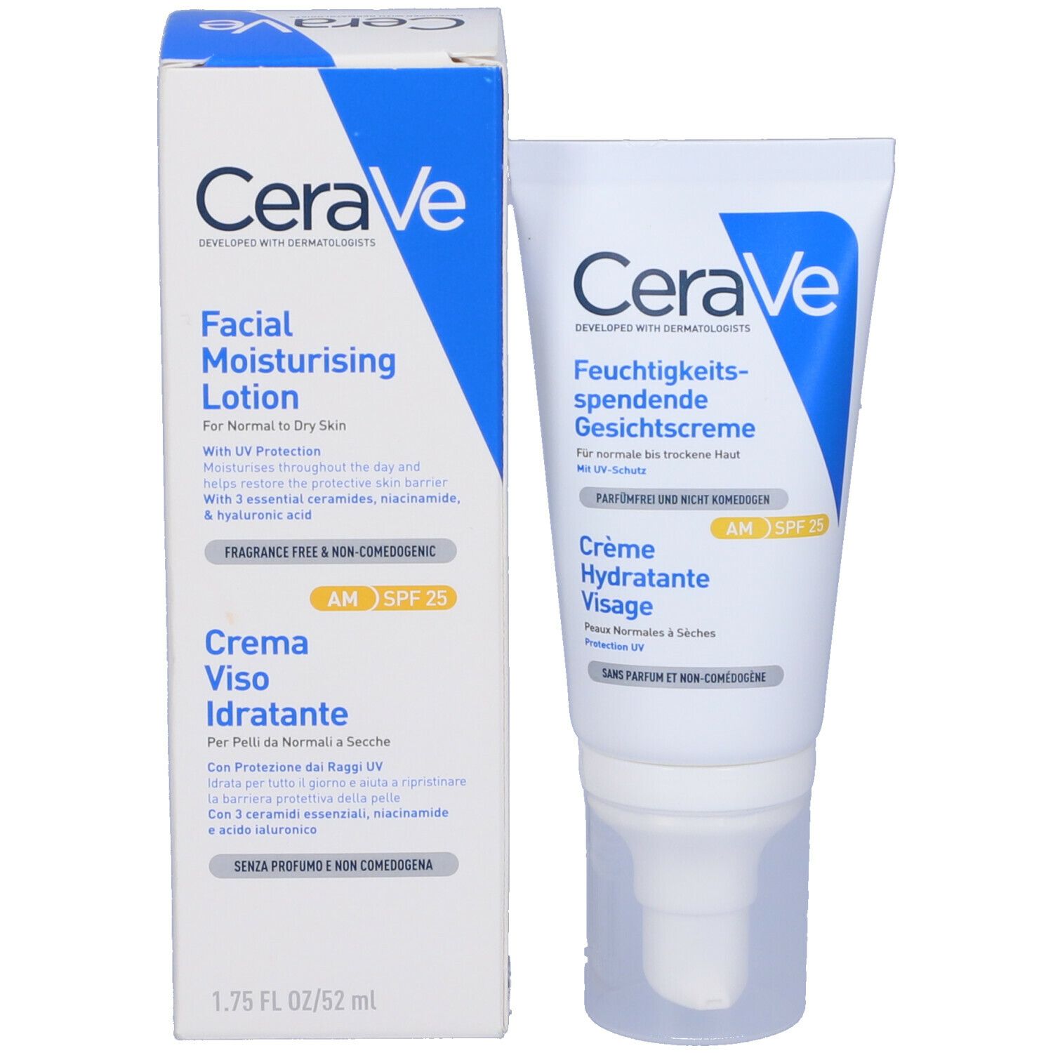 CeraVe Feuchtigkeitsspendende Gesichtscreme SF 25