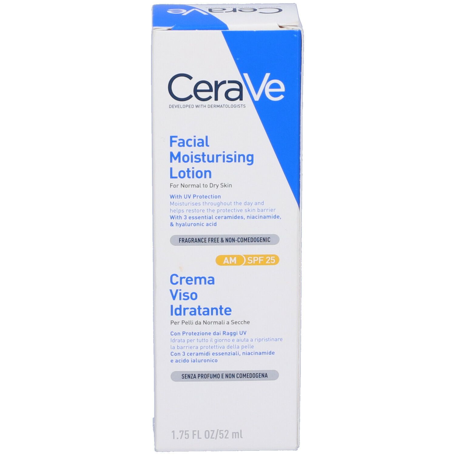 CeraVe Feuchtigkeitsspendende Gesichtscreme SF 25