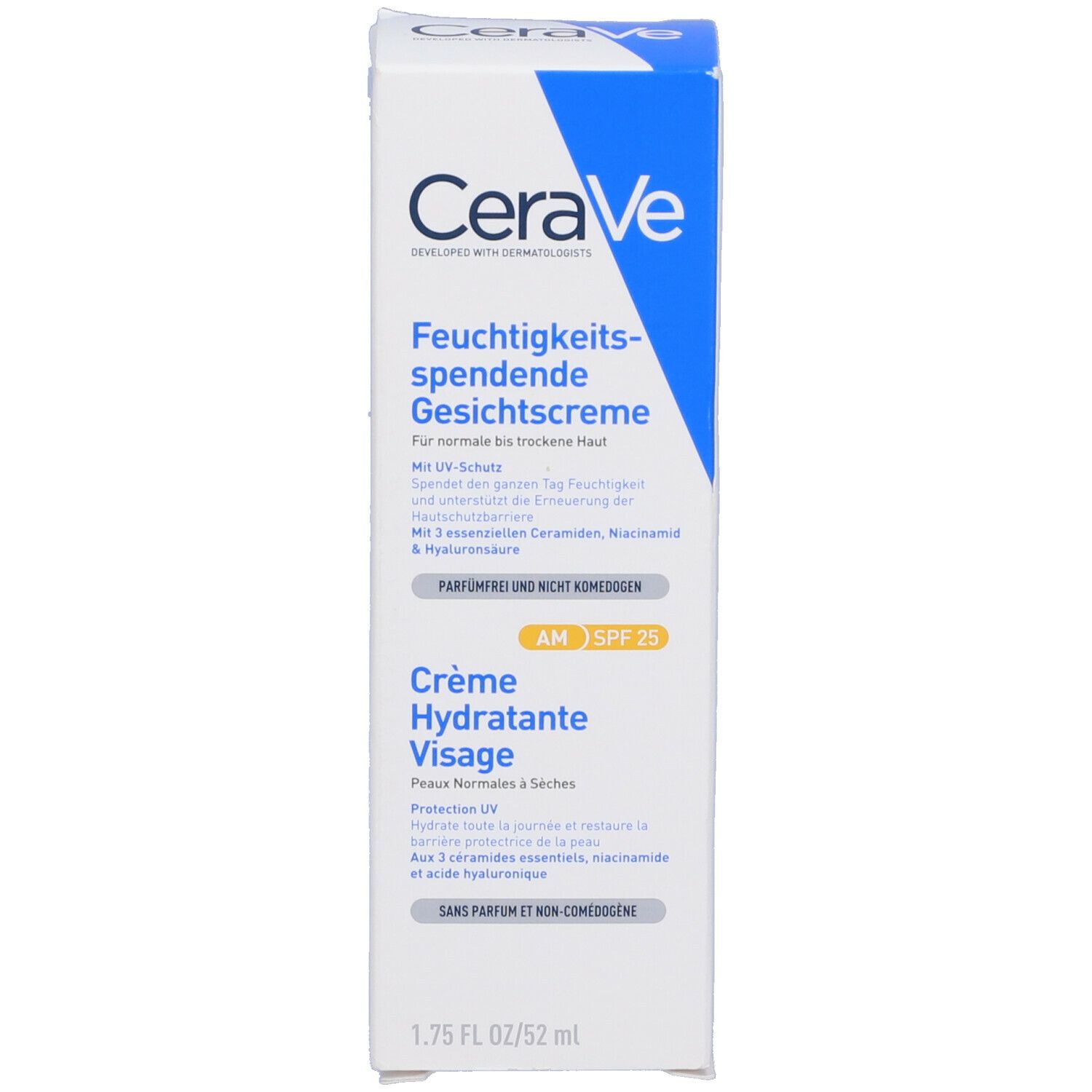 CeraVe Feuchtigkeitsspendende Gesichtscreme SF 25