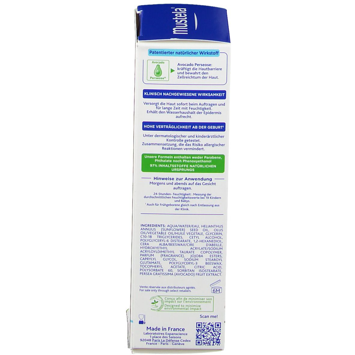 mustela® Hydra Bébé Gesichtscreme