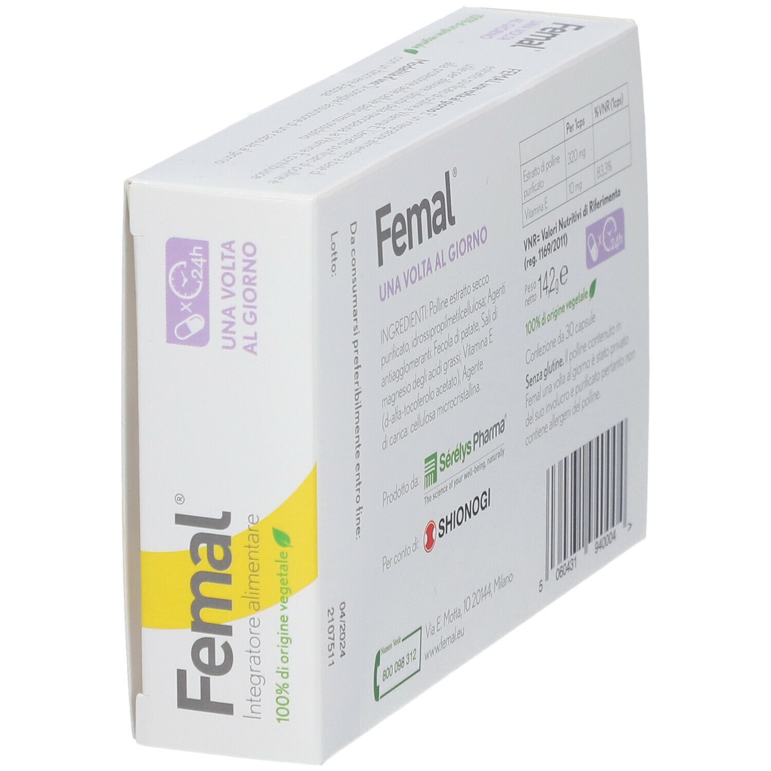 Femal® Une fois par jour