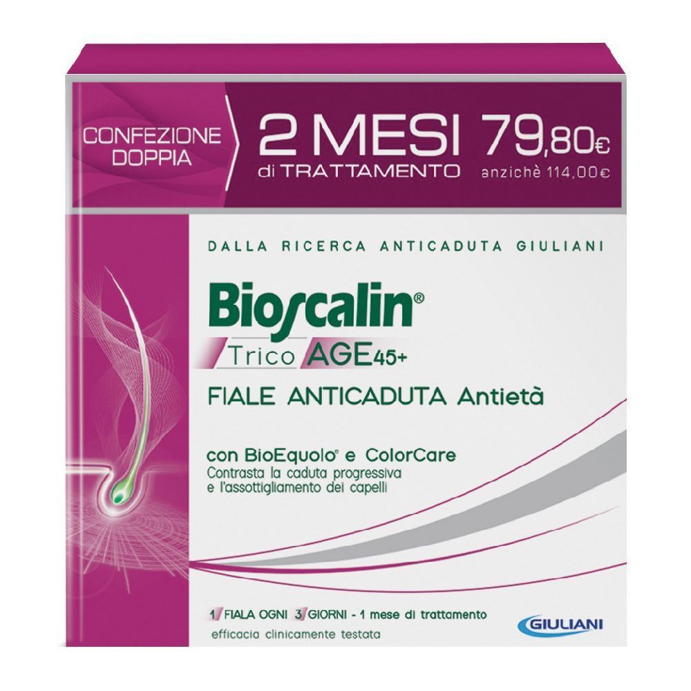 Bioscalin® TricoAGE 45+ Ampoules anti-chute de cheveux