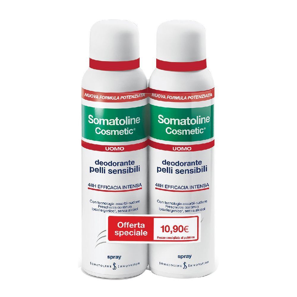 Somatoline Cosmetic® Déodorant en spray pour la peau masculine sensible