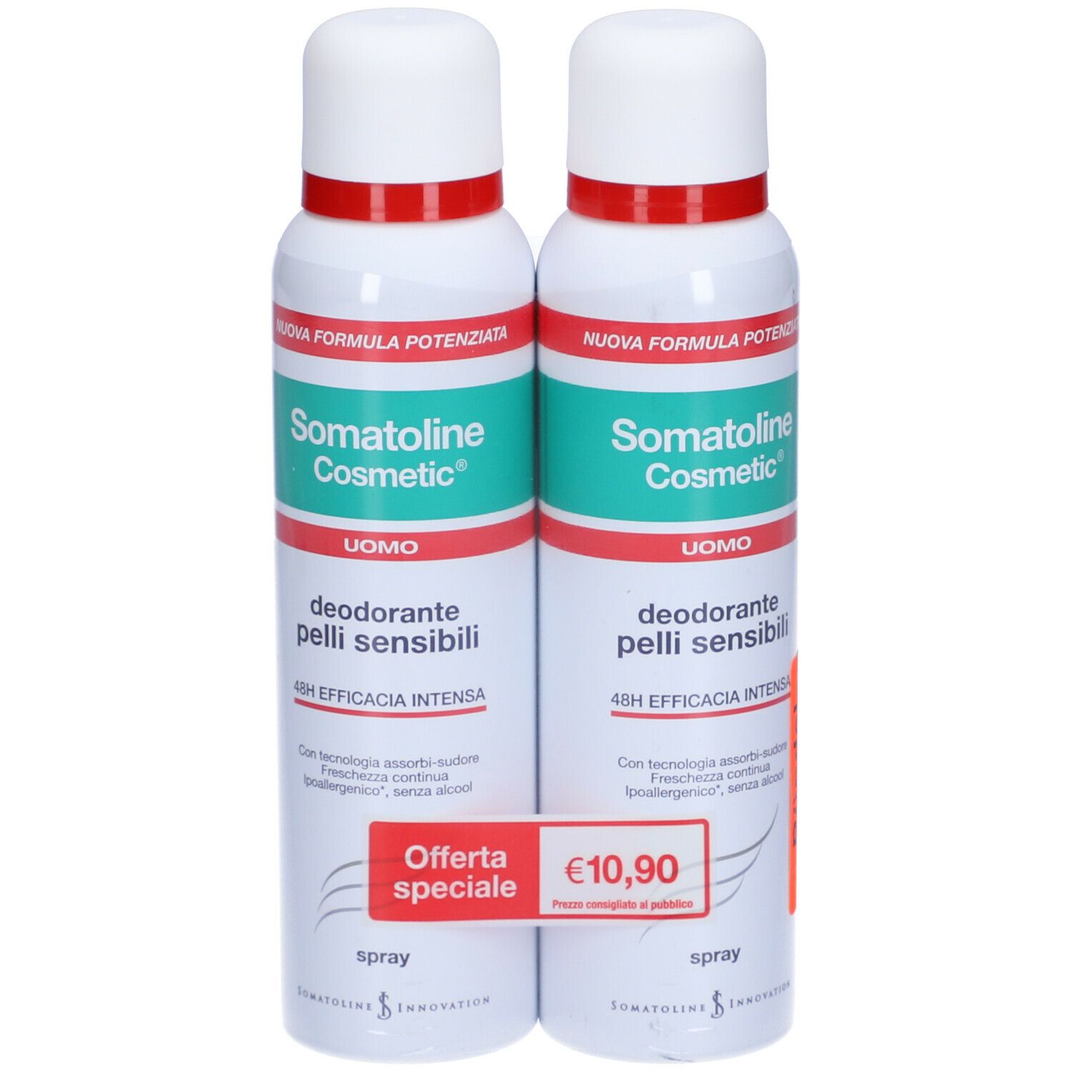 Somatoline Cosmetic® Déodorant en spray pour la peau masculine sensible