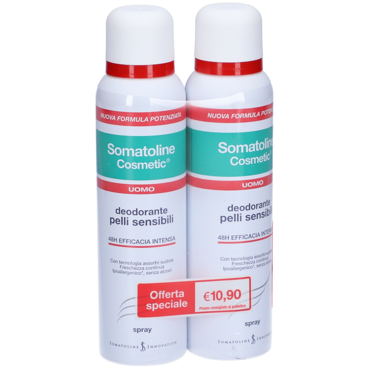 Somatoline Cosmetic® Déodorant en spray pour la peau masculine sensible