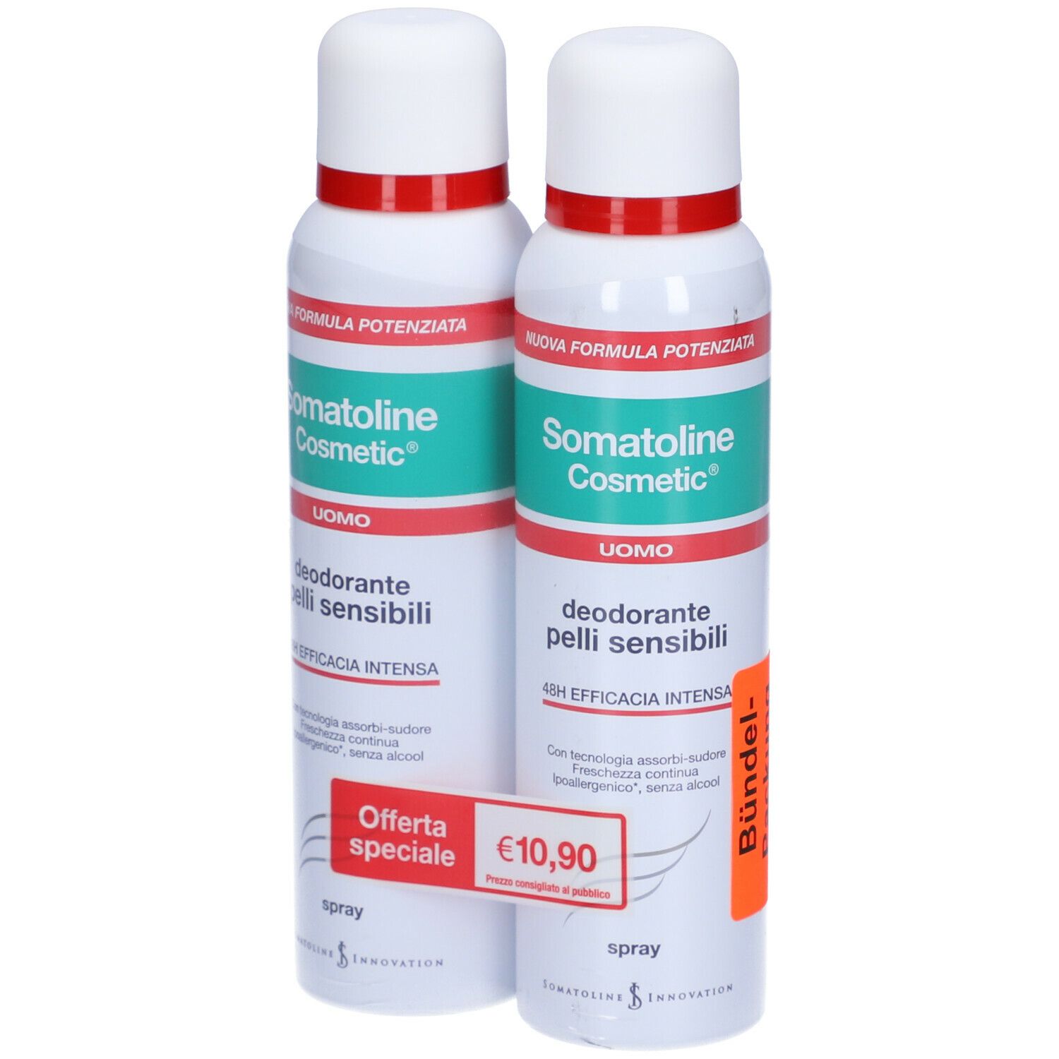 Somatoline Cosmetic® Déodorant en spray pour la peau masculine sensible
