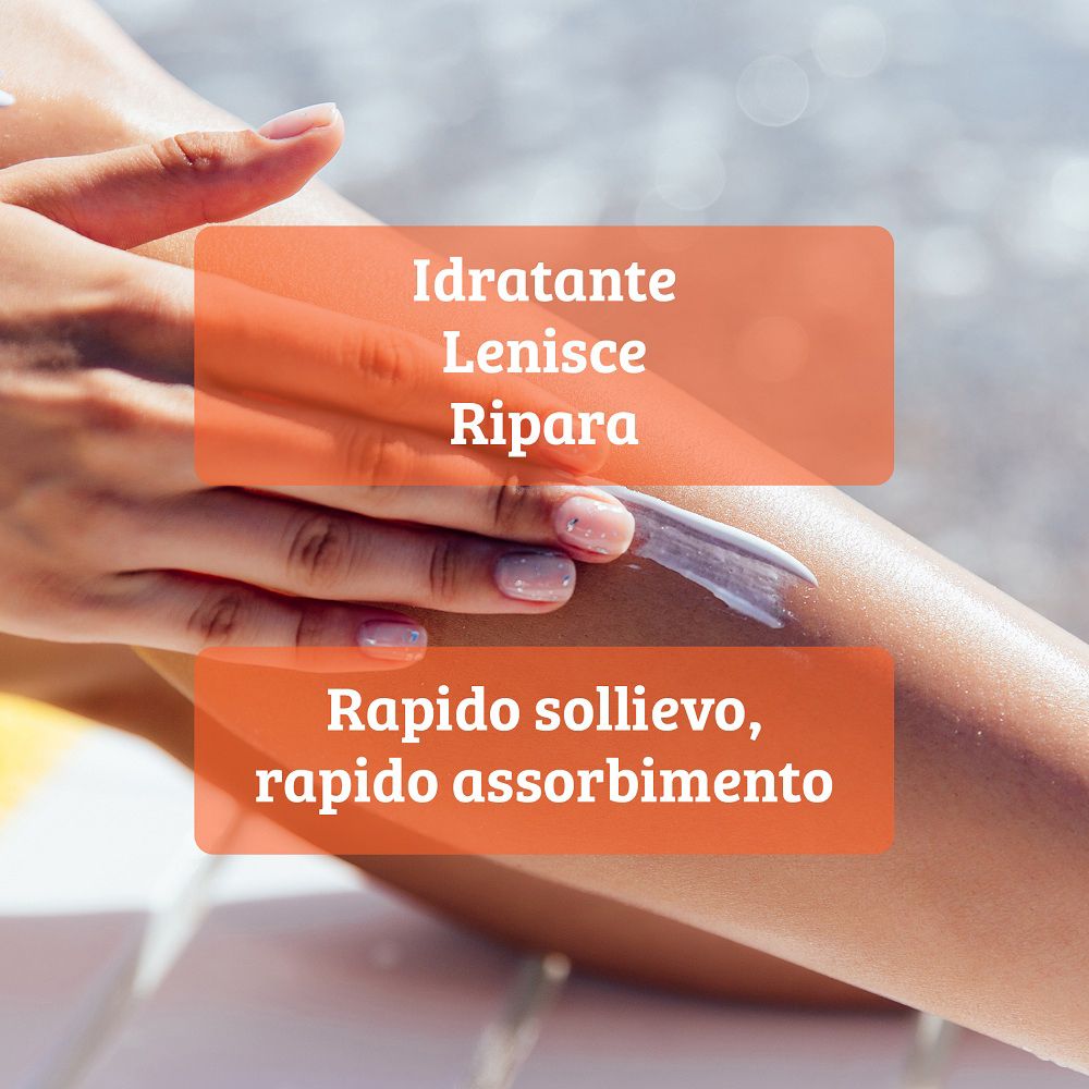 Application de la crème Optima Calendula sur la peau : absorption rapide, apaise et répare.