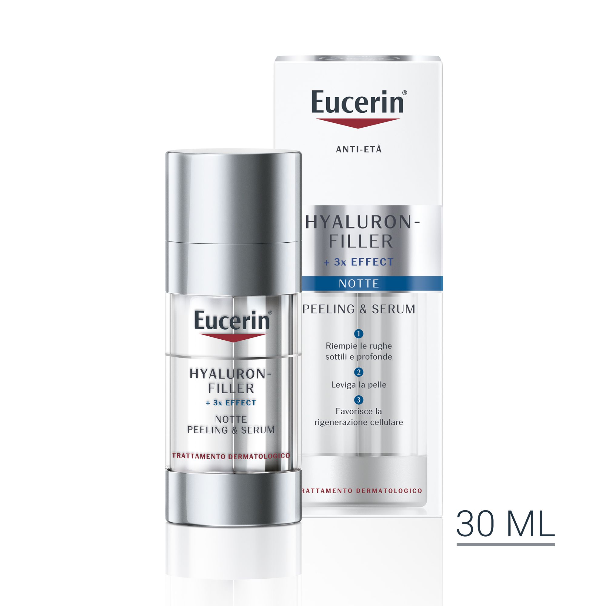 Eucerin® HYALURON-FILLER Peeeling & Sérum Nuit