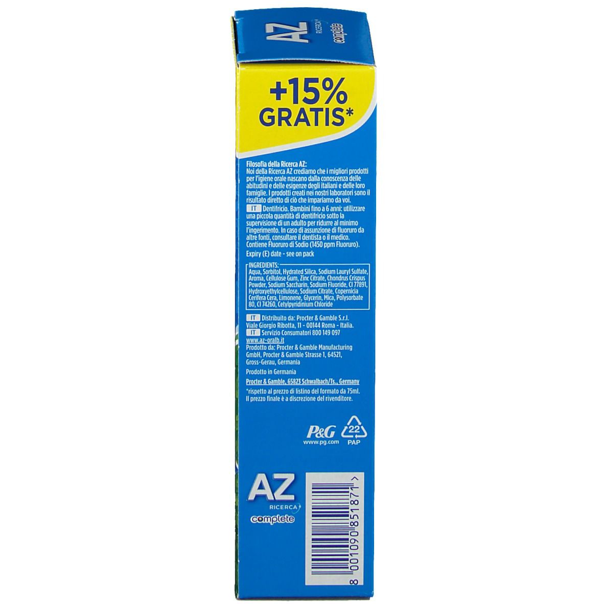 AZ Complete + Bain de bouche Fraîcheur douce