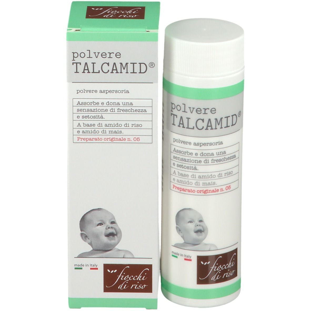 TALCAMID®-Reisflocken-Pulver