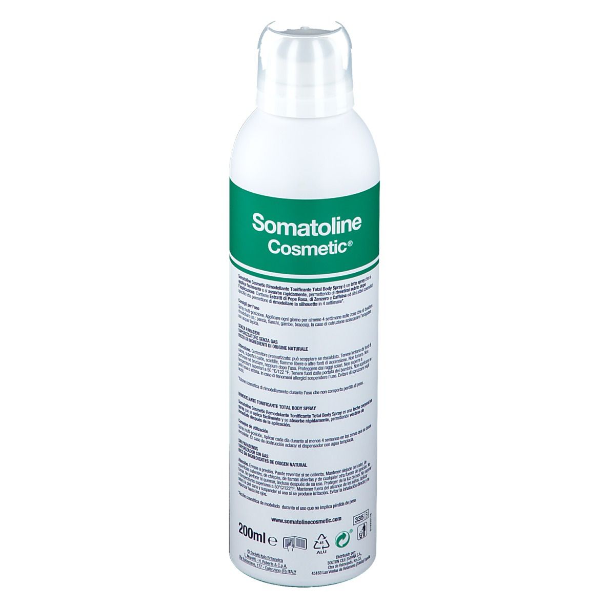 Somatoline Cosmetic® Spray remodelant et tonifiant pour le corps entier