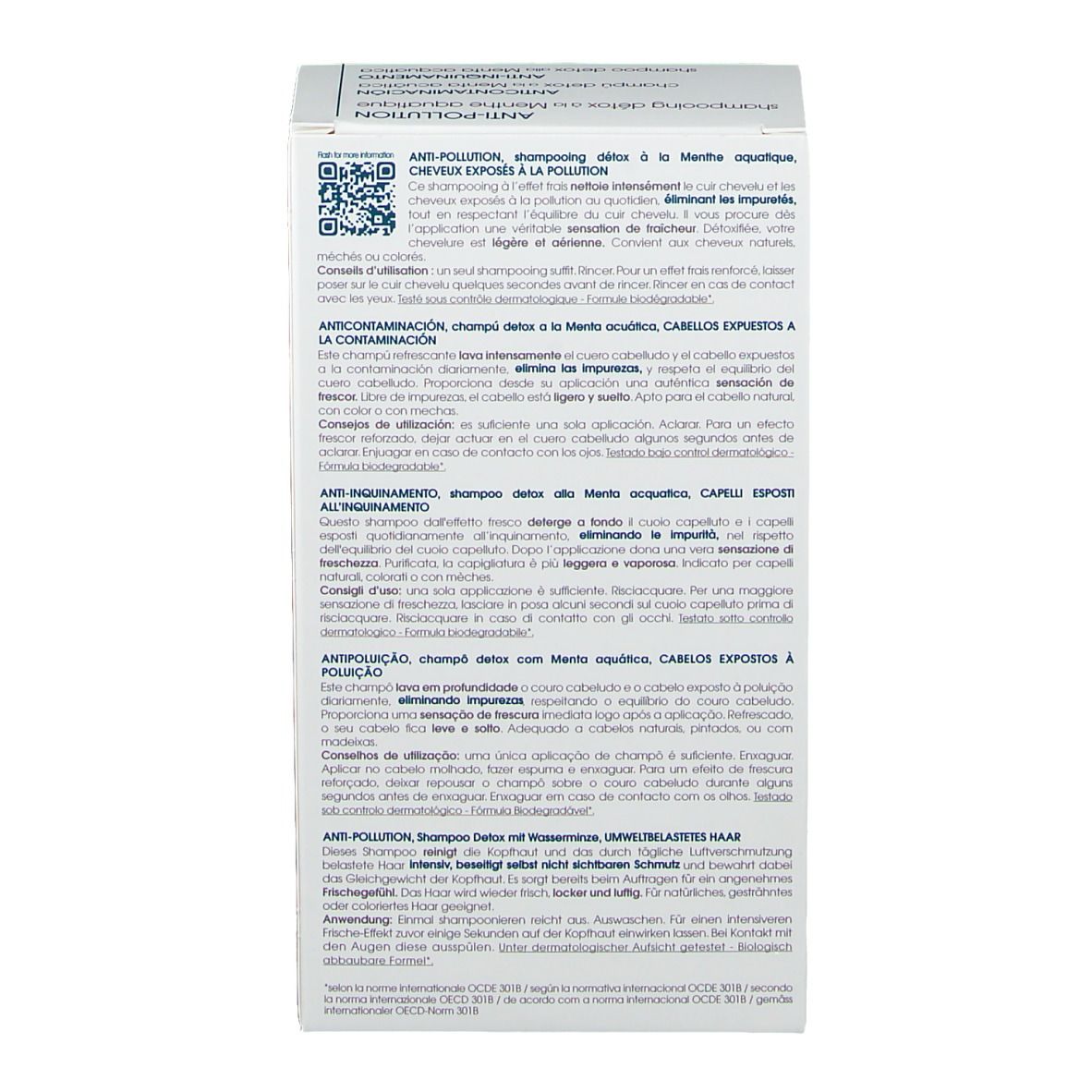 KLORANE Shampoo Detox mit Wasserminze