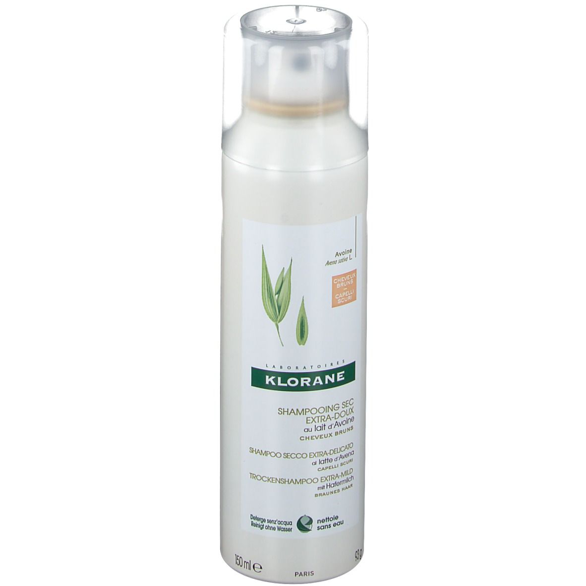 KLORANE Shampooing sec extra-doux cheveux bruns