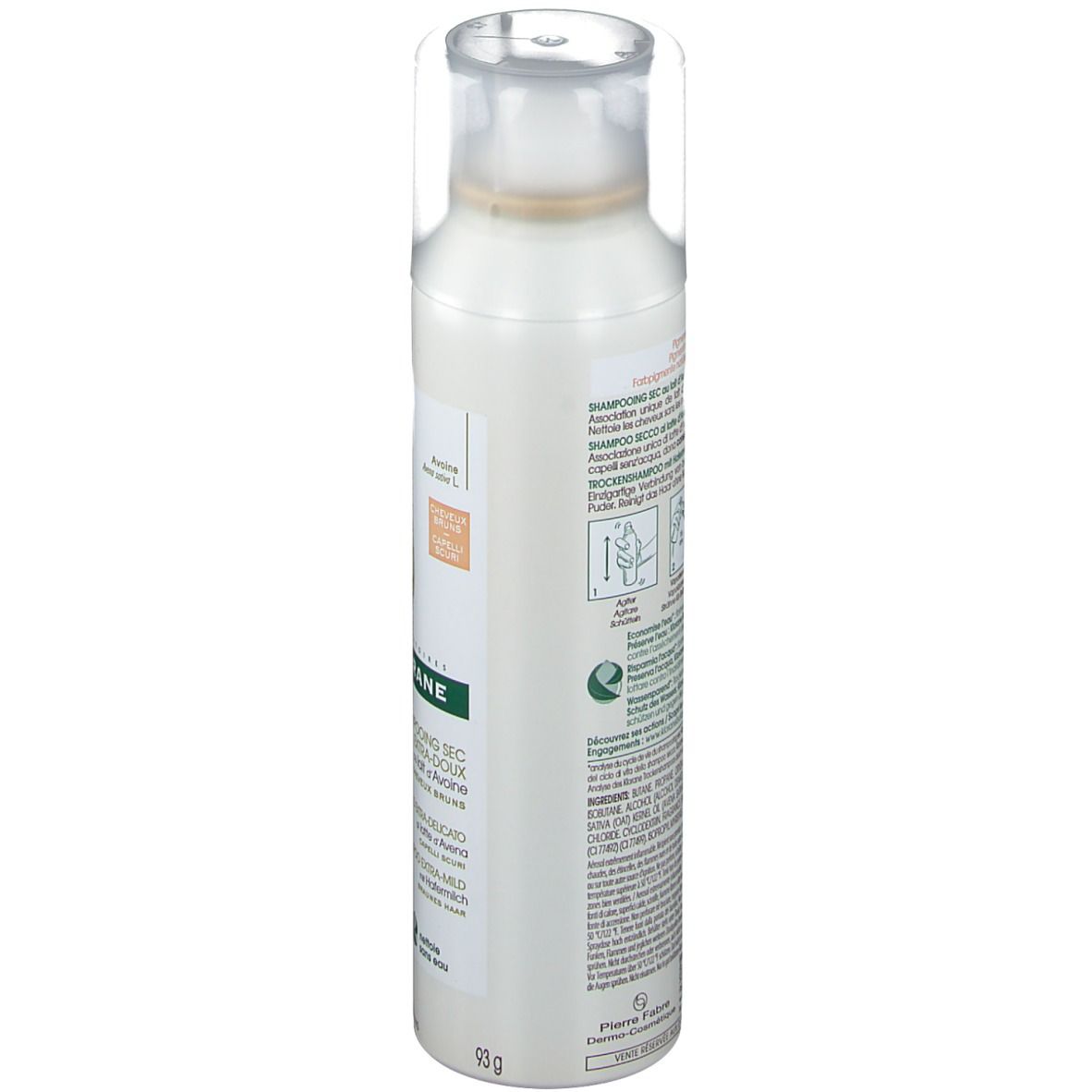KLORANE Shampooing sec extra-doux cheveux bruns