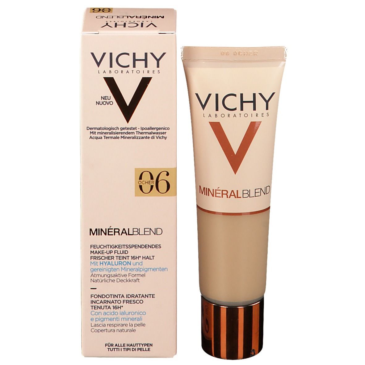 VICHY Minéralblend Fond de teint hydratant n° 06 ocher