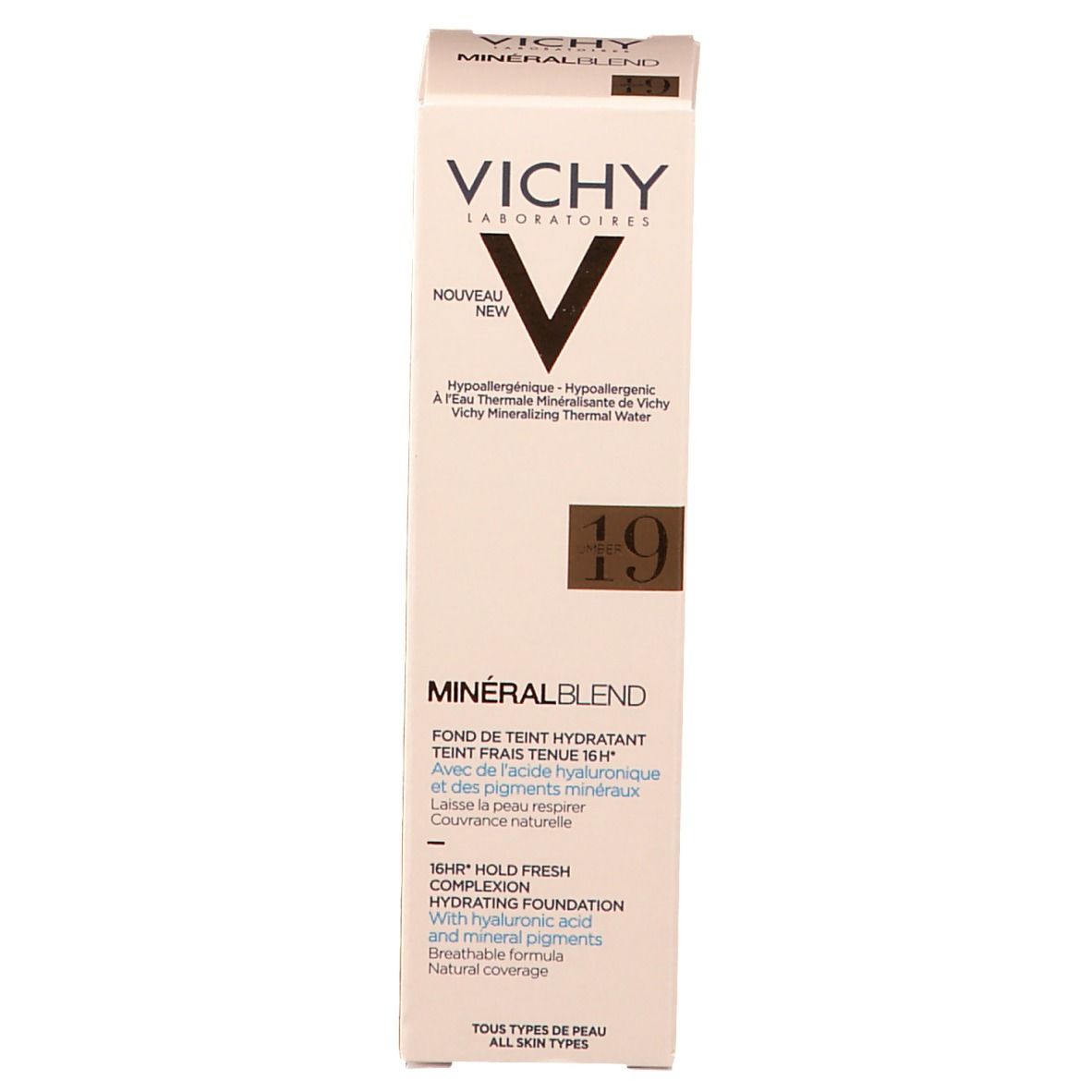 VICHY Minéralblend Fond de teint hydratant n° 19 umber