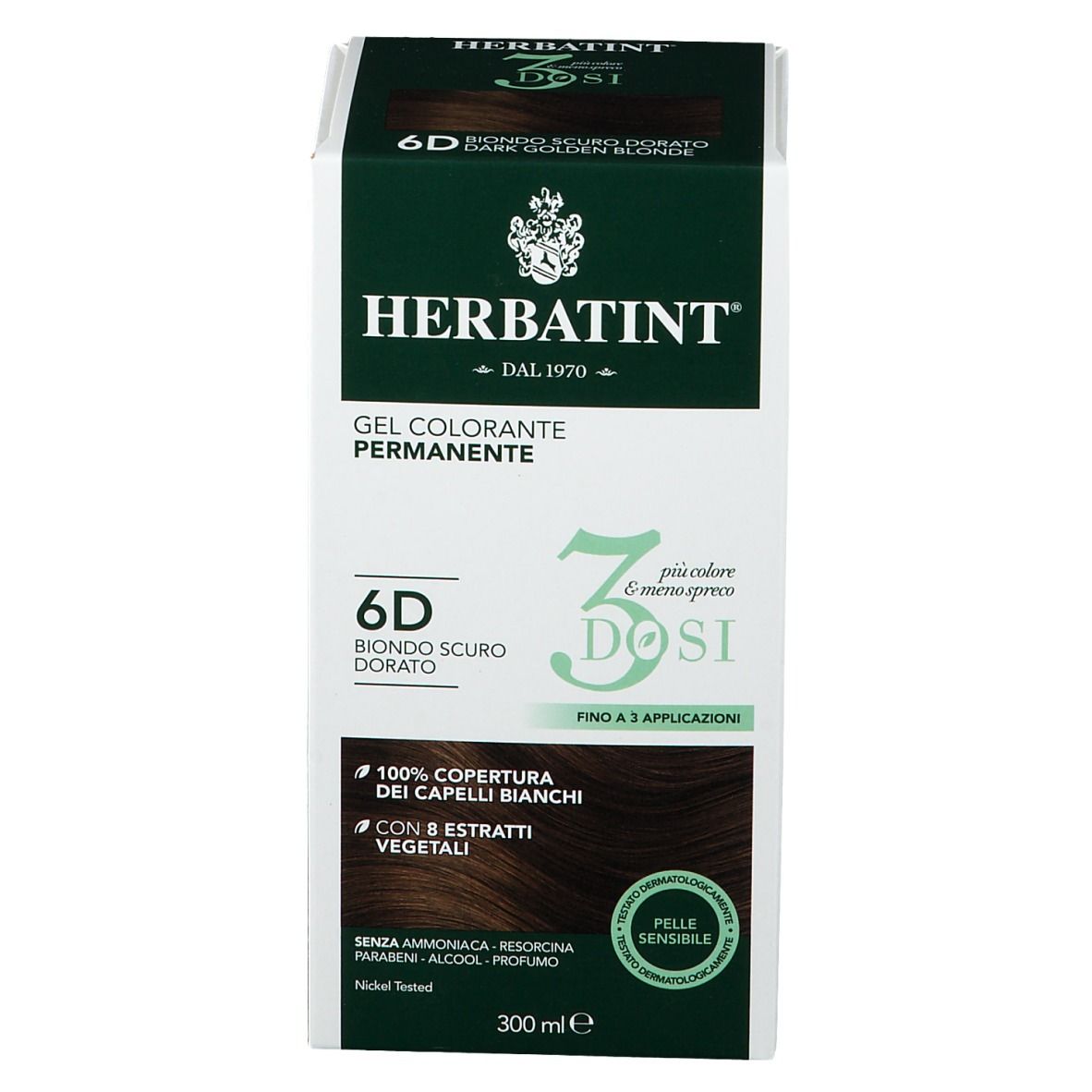 HERBATINT® 3 DOSI 6D Goldenes Dunkelblond