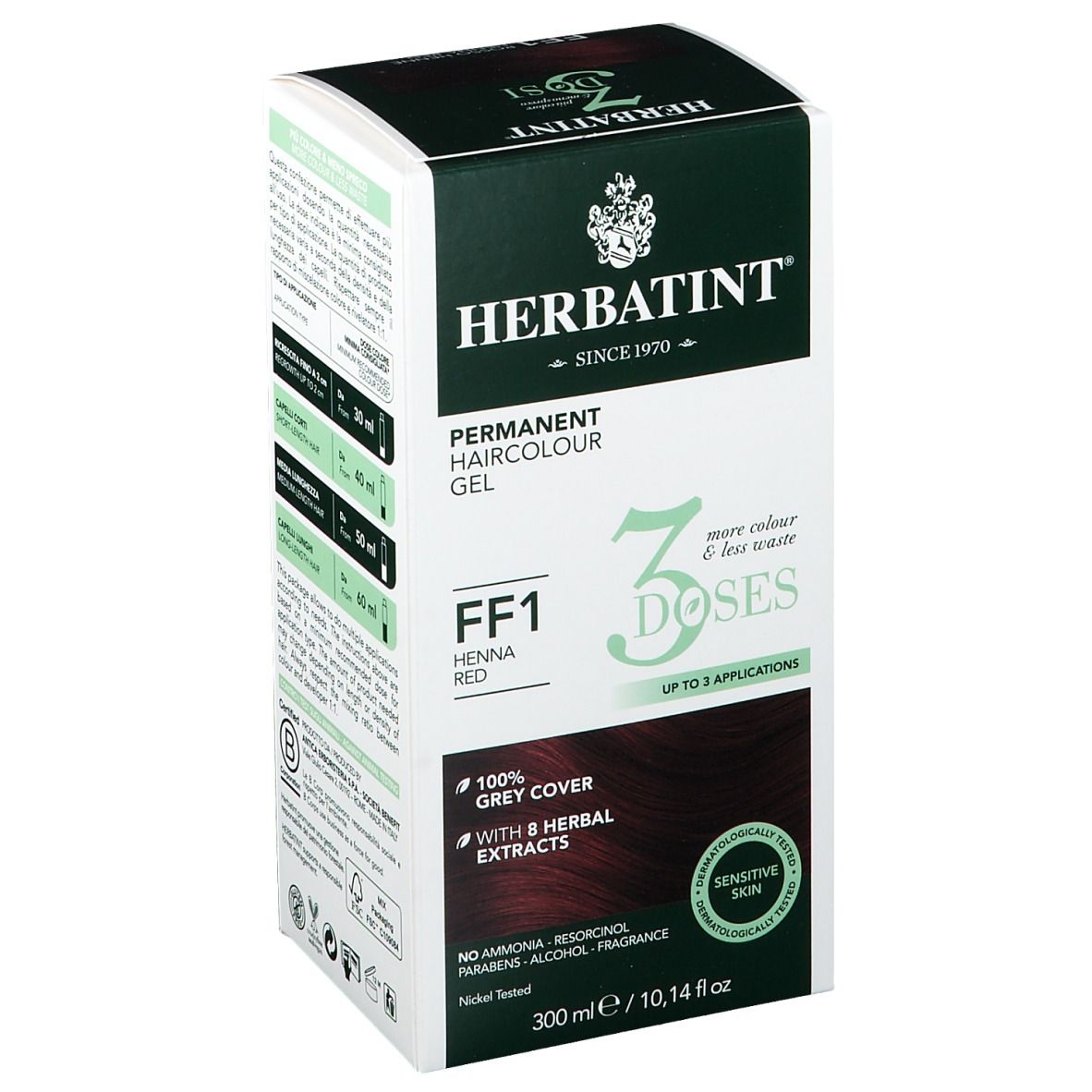 HERBATINT® 3 Dosi FF1 Henne Red