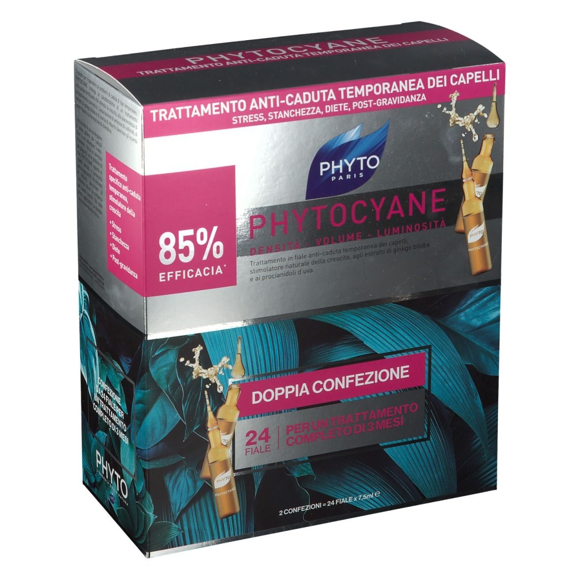 PHYTOCYANE Flacons de traitement anti-chute pour femmes
